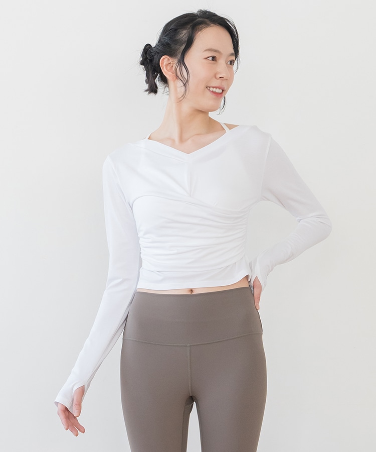 sukala ヨガ トップス SUKALA】バッククロスロゴブラトップ(XS・S・M