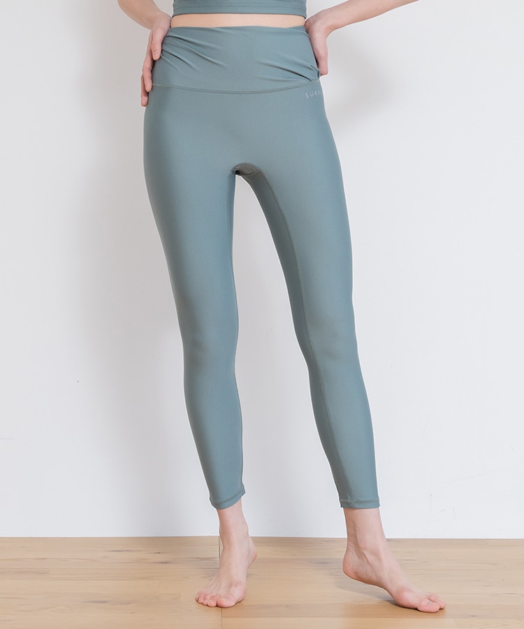 新品SUKALA アシンメトリーギャザーレギンスSサイズノベルティ付き