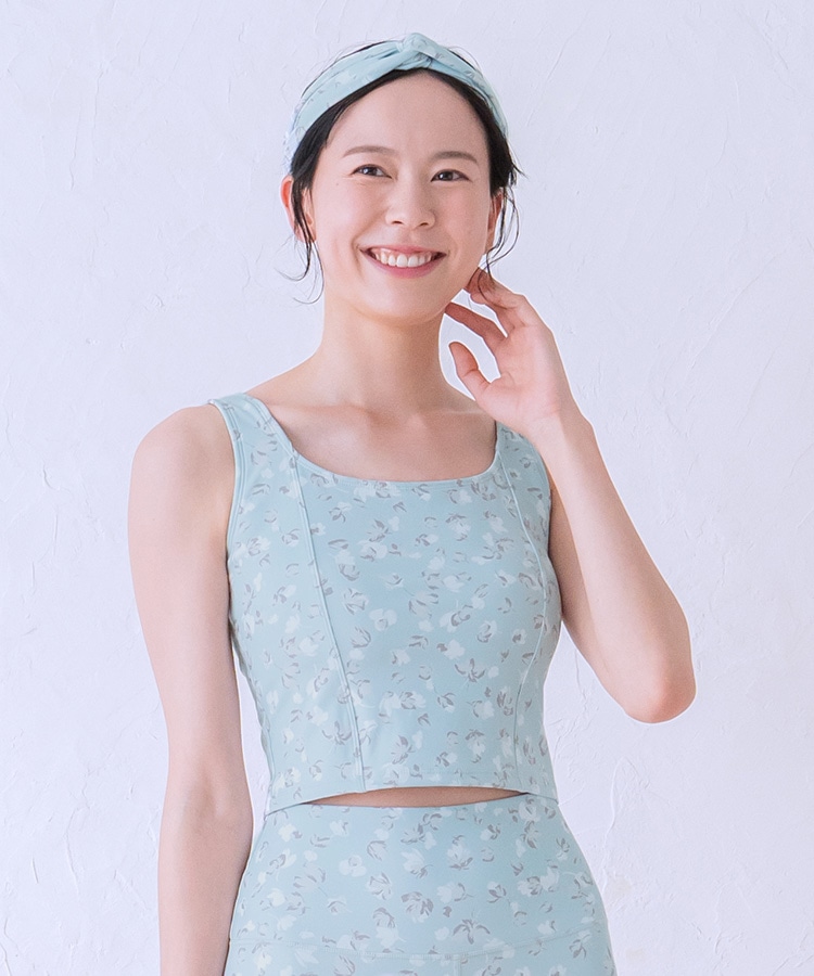 SUKALA】プチフルールショートタンクトップ(S): ヨガウェアLAVA公式