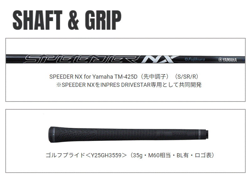 INPRES DRIVESTAR ドライバー Steady Version SPEEDER NX for Yamaha