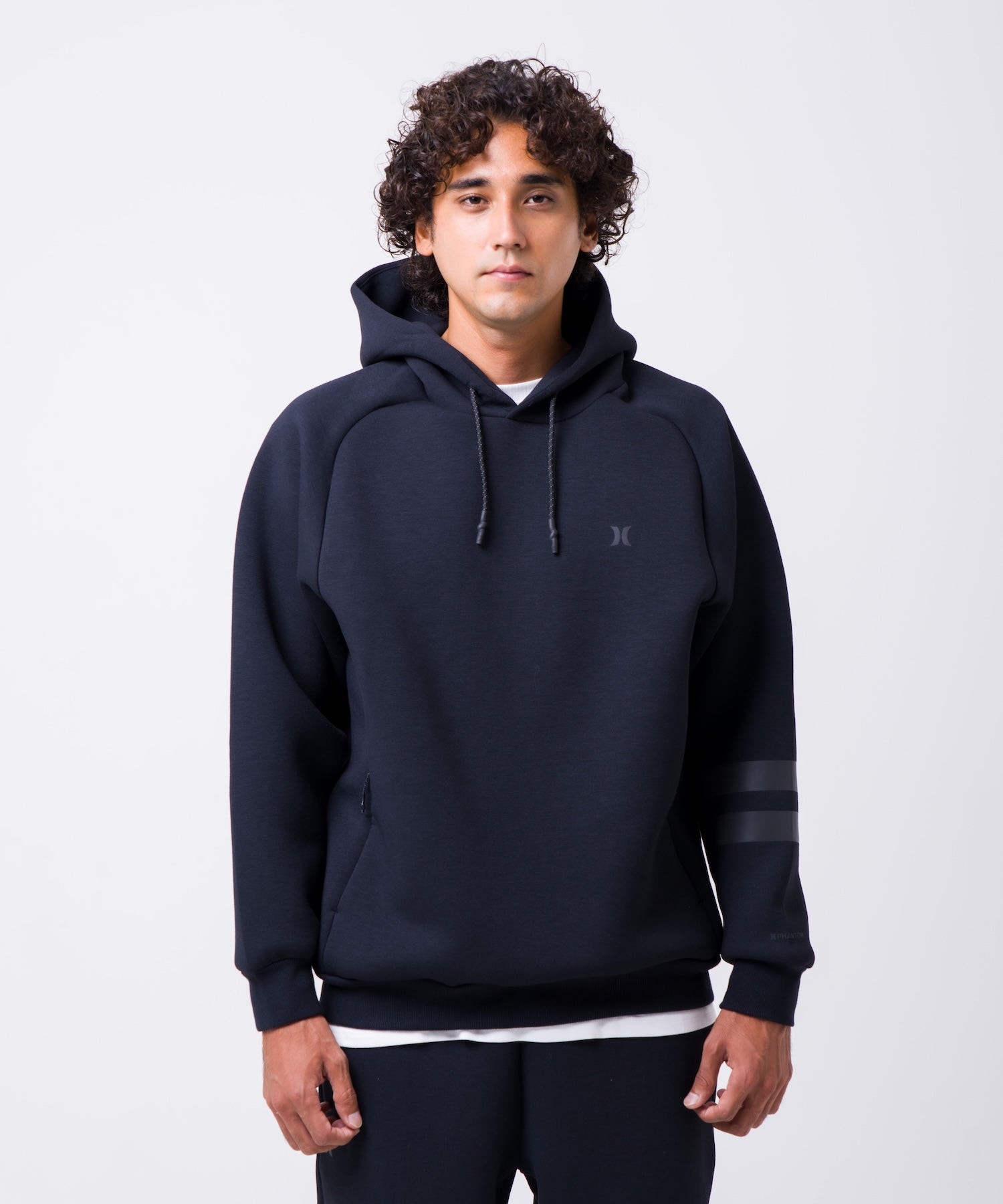 新品】HURLEY PHANTOM RAIN PULLOVER 長袖ネイビーL メンズ/レイン