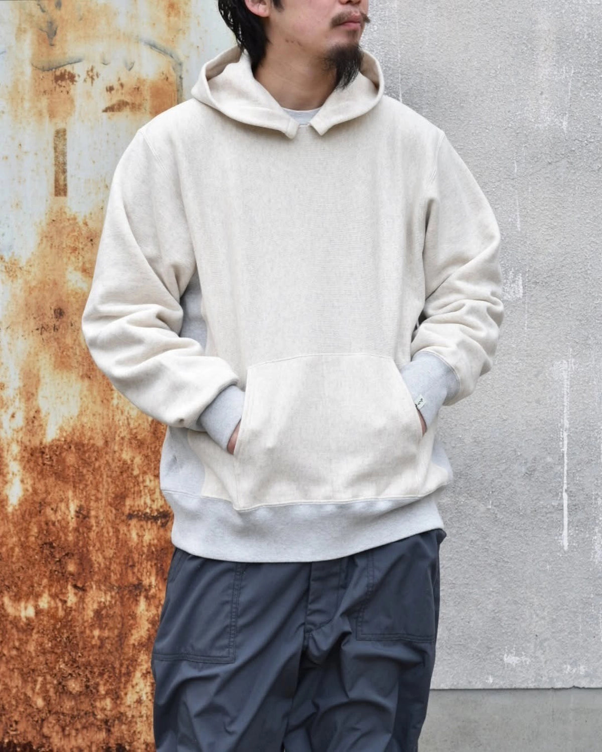 N.HOOLYWOOD (エヌハリウッド) × LOOPWHEELER HOODED SWEATSHIRT