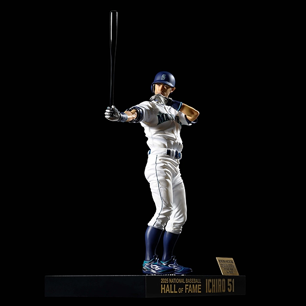 2025 アメリカ野球殿堂入り記念 イチロープレミアムフィギュア(白/青