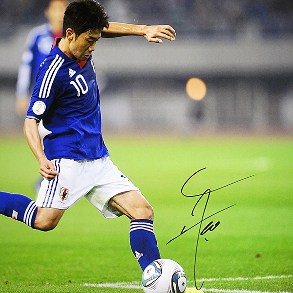 香川真司 直筆サイン入り日本代表11/12フォト TDSL20211: その他