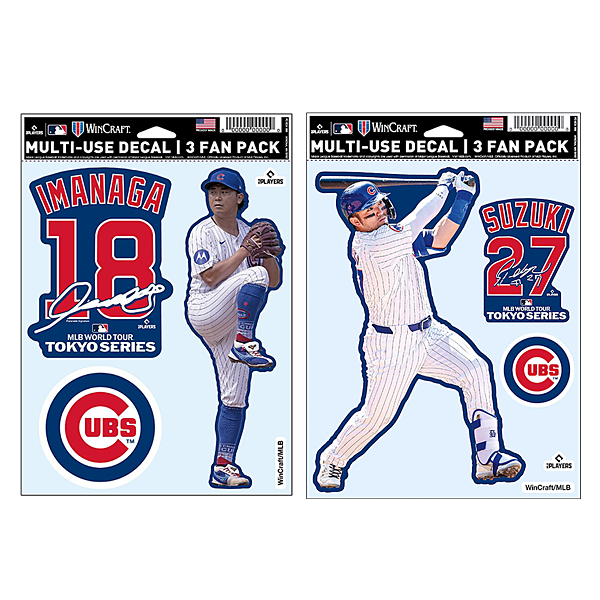 Wincraft シカゴ・カブス MLB WORLD TOUR TOKYO SERIES ファンデカール