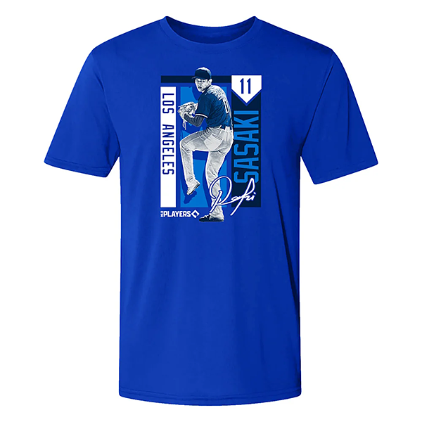 MLB ロサンゼルス・ドジャース 佐々木朗希 Number 11 ColorBlock T