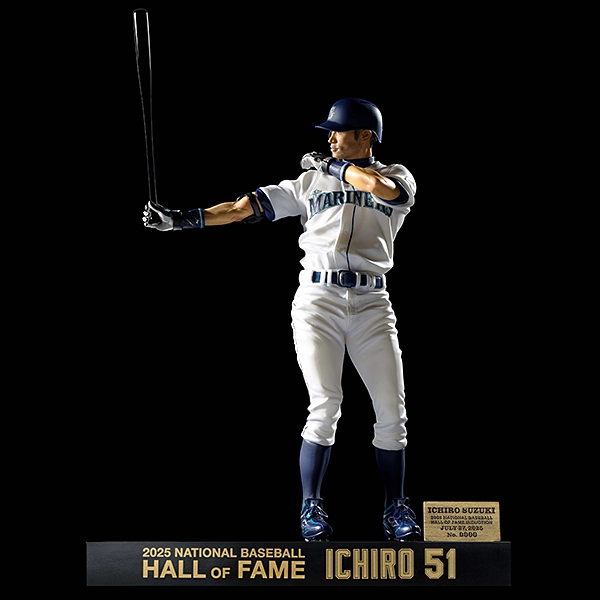 2025 アメリカ野球殿堂入り記念 イチロープレミアムフィギュア(白/青