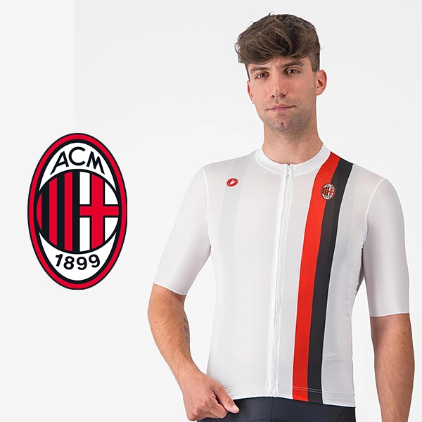 ACミラン 半袖サイクルジャージ アウェイVer.(S 白): サイクル｜【公式