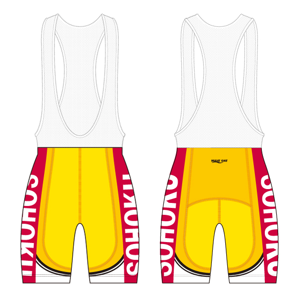 弱虫ペダル 広島呉南工業高校 WAVE ONE 公式 サイクルジャージ上下セット