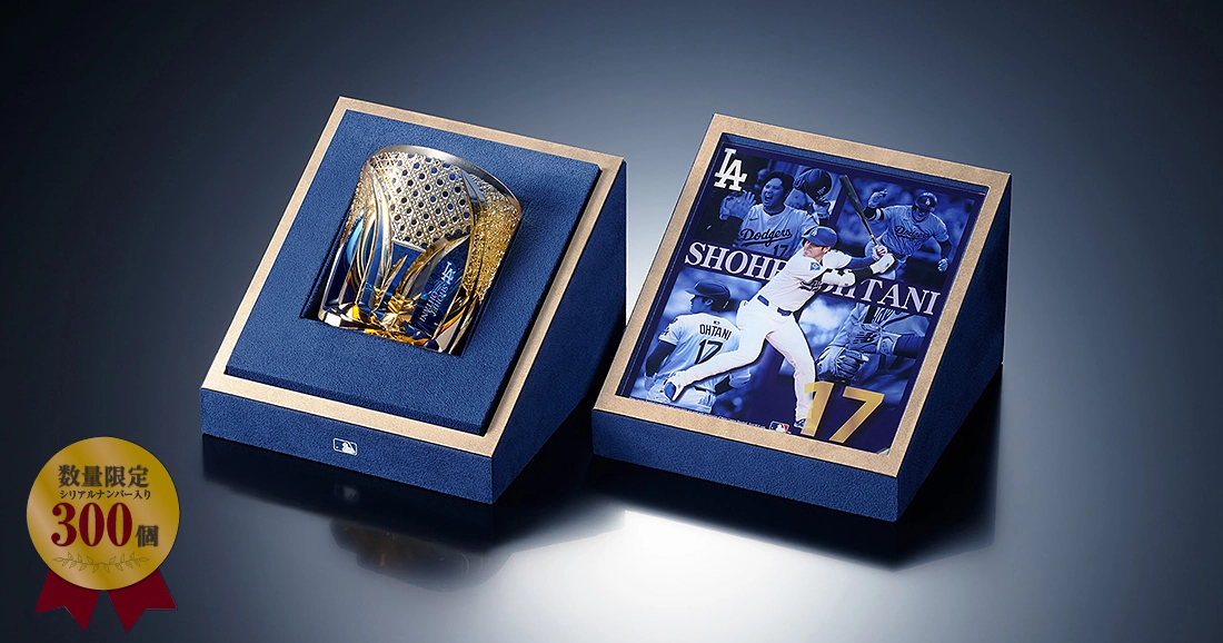 数量限定300個】ロサンゼルス・ドジャース 大谷翔平×江戸切子 ロック