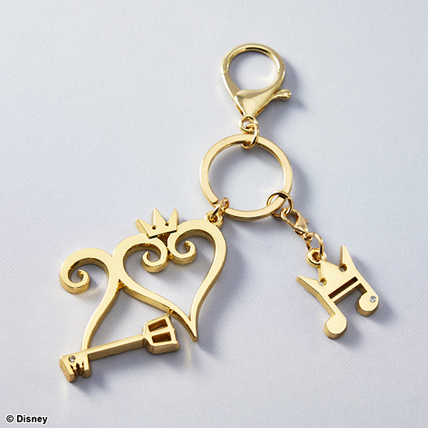 キングダム ハーツ / 20th Anniversary メタルキーホルダー GOLD Ver