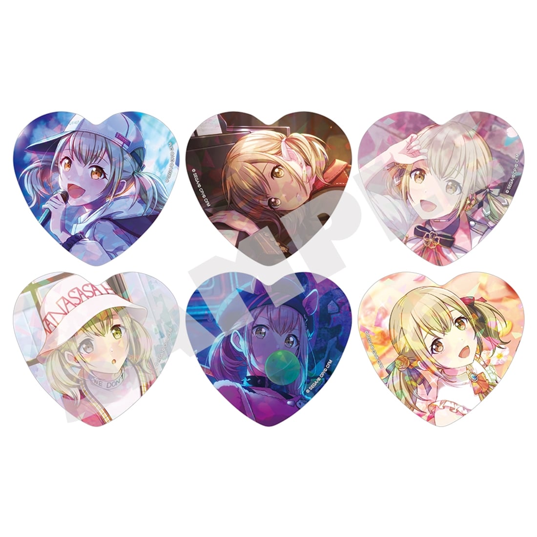 プロセカ』H/Art Collection 缶バッジ vol.1 【BOX】小豆沢 こはね（全