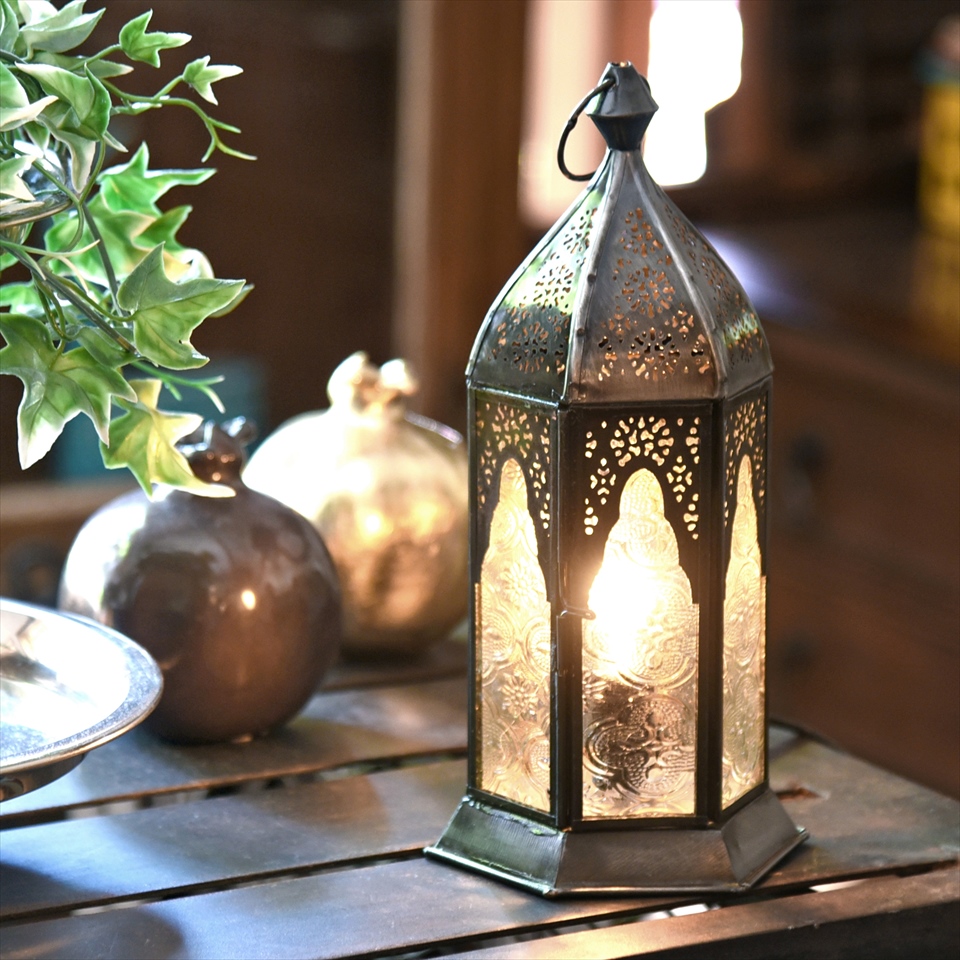 キリムスタイル / モロッコランタン・テーブルランプ ミフラープ