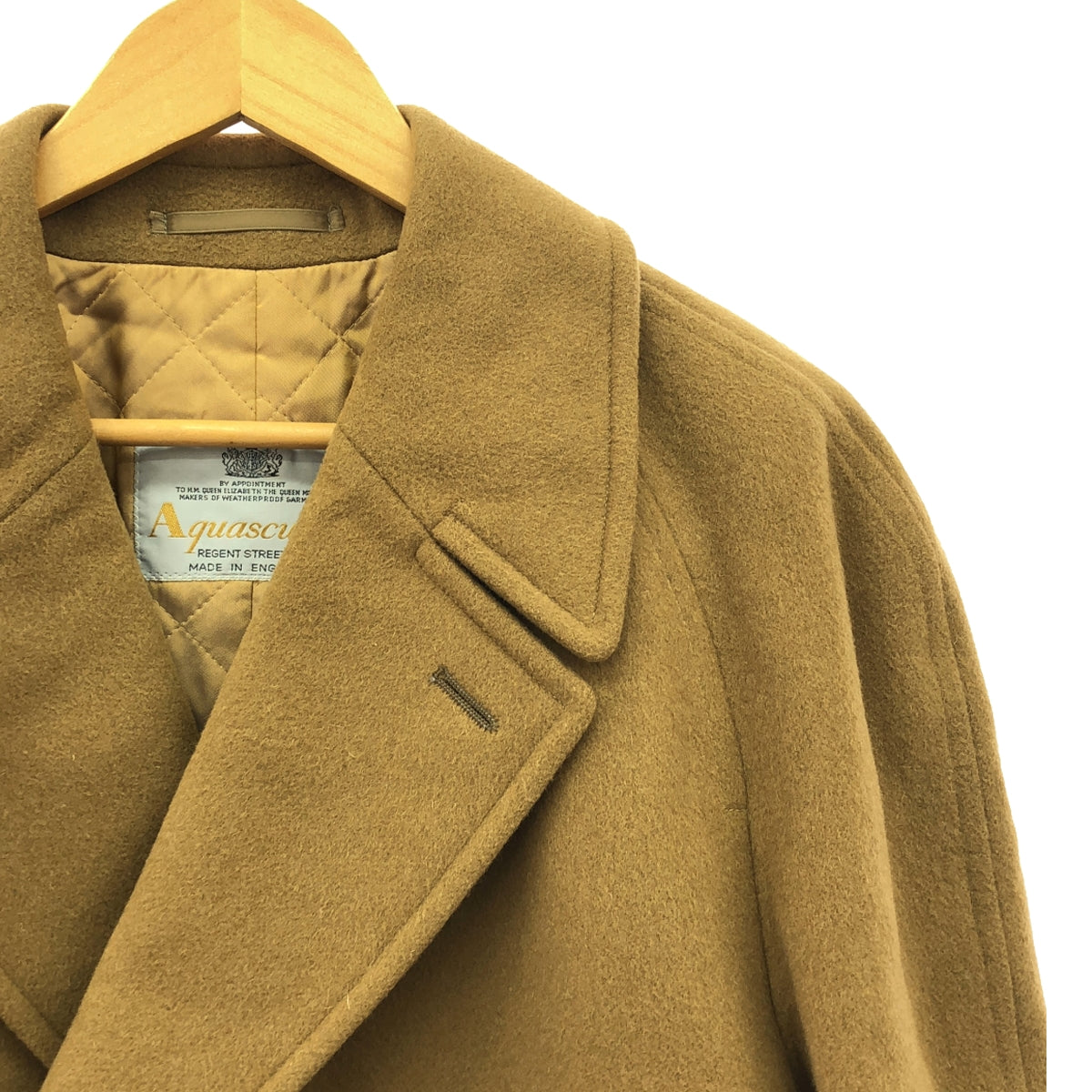 AQUASCUTUM / アクアスキュータム | ウール 裏地キルティング ダブル
