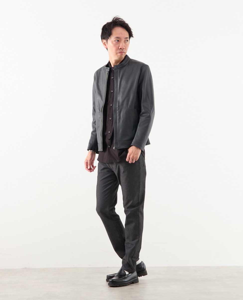 シープナッパシングルライダースジャケット｜MEN'S MELROSE（メンズ