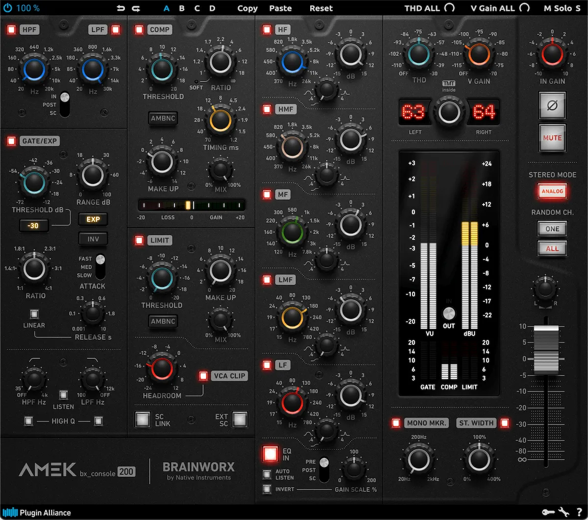 Plugin Alliance Brainworx bx_console AMEK 200 正規輸入代理店ストア