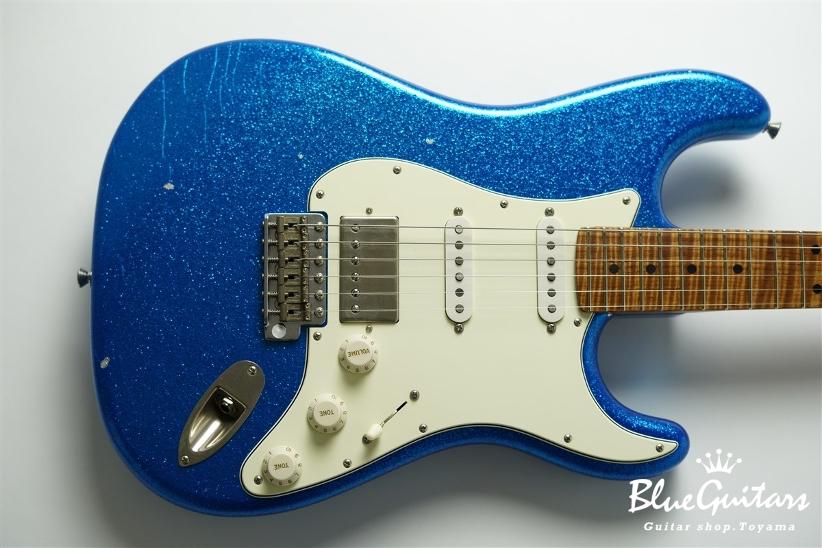 Xotic XSC-2 Blue Sparkle Medium Aged / Ash / Master Grade Roasted