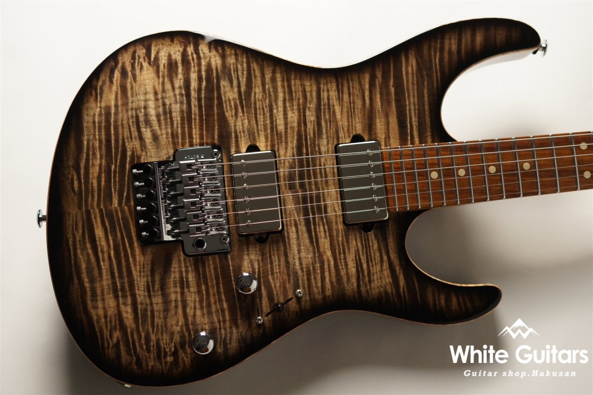 Suhr Modern Pro Floyd - Trans Charcoal Burst | White Guitars