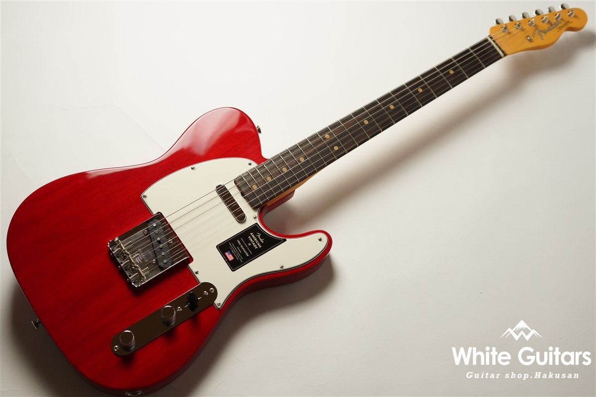 Fender American Vintage II 1963 Telecaster Crimson Red Transparent