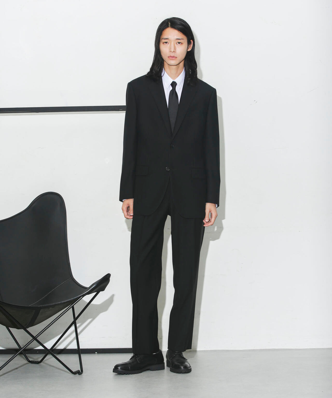 ESSENTIAL LINE｣フォーマルブラックトラウザー