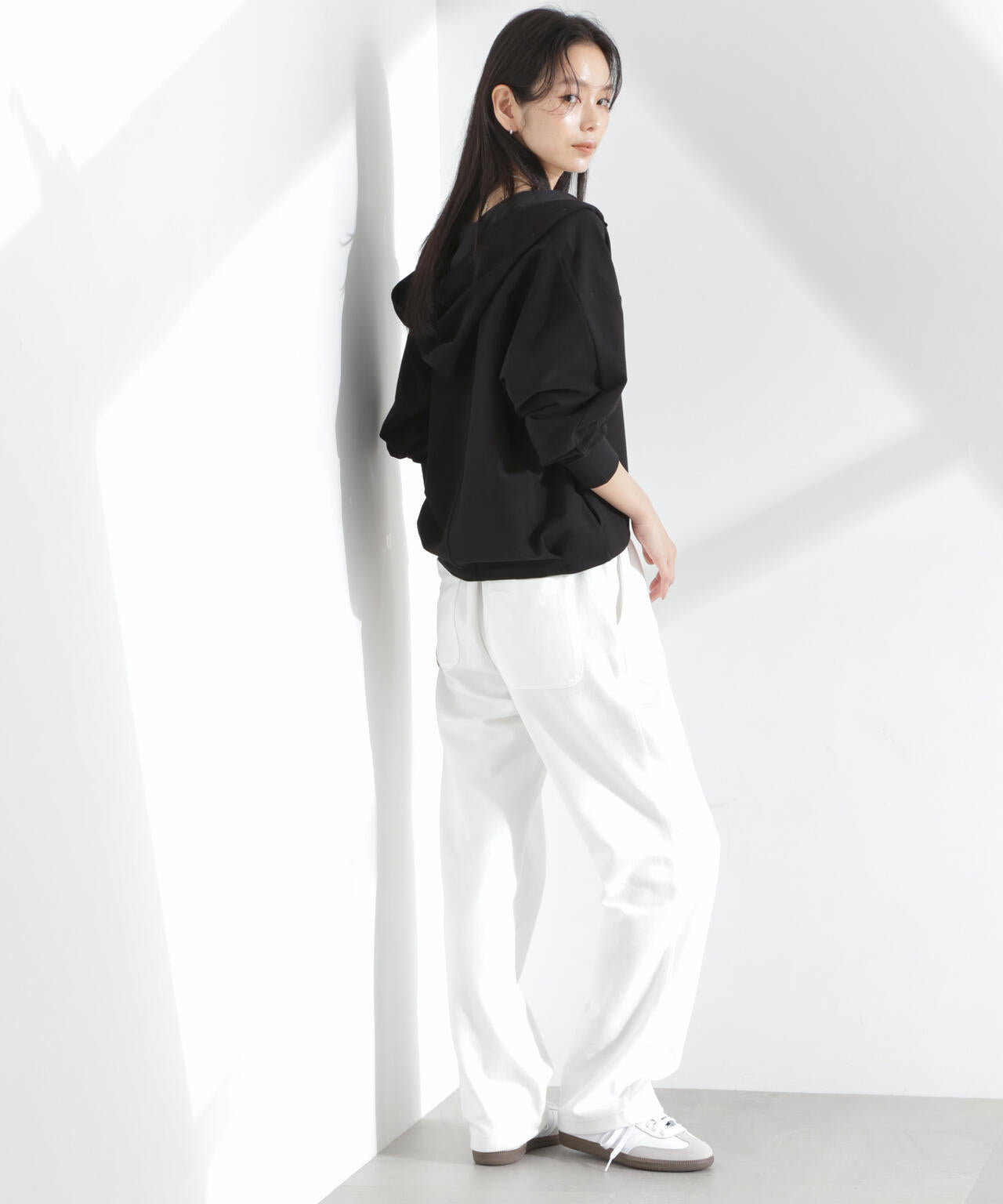 MC」coveross(R) ツイル調 冷感 プレーティング天竺 ジップアップ パーカー