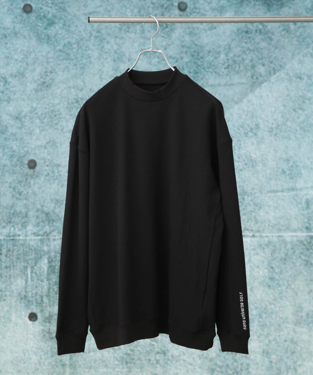 nano universe GOLF / サマールモックネック長袖シャツ