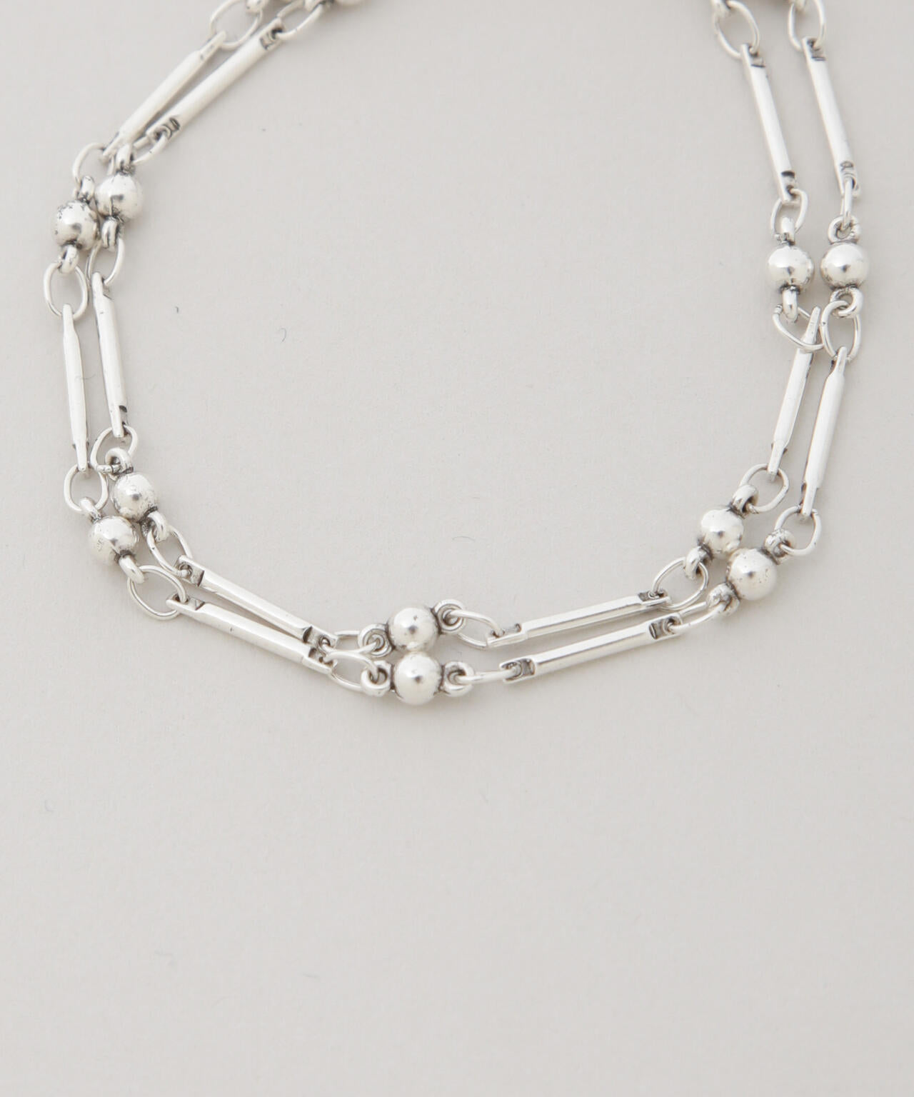 PHILIPPE AUDIBERT / Garnet double bracelet