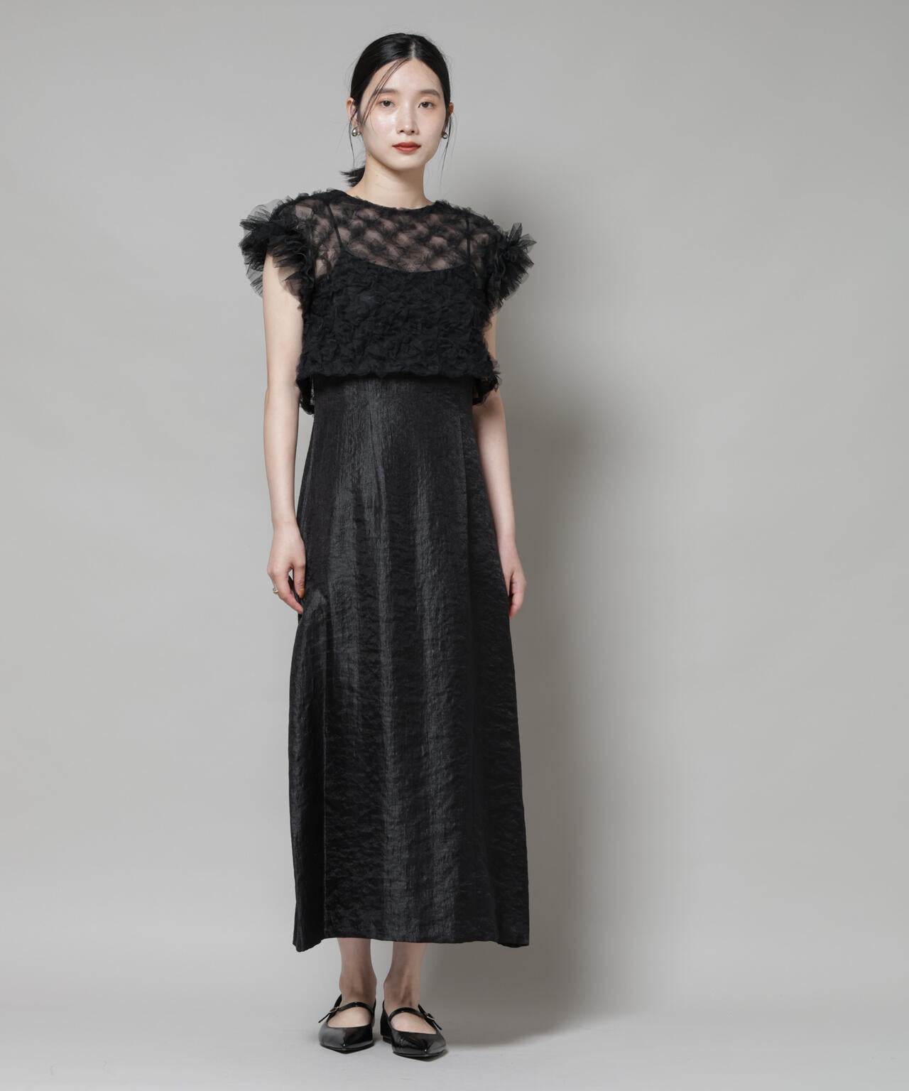 kaene / ボリューム ブラウス セット ドレス