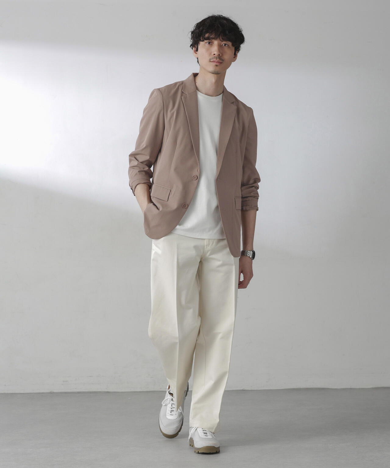 ライトウェイト ストレッチ ジャケット (セットアップ可)