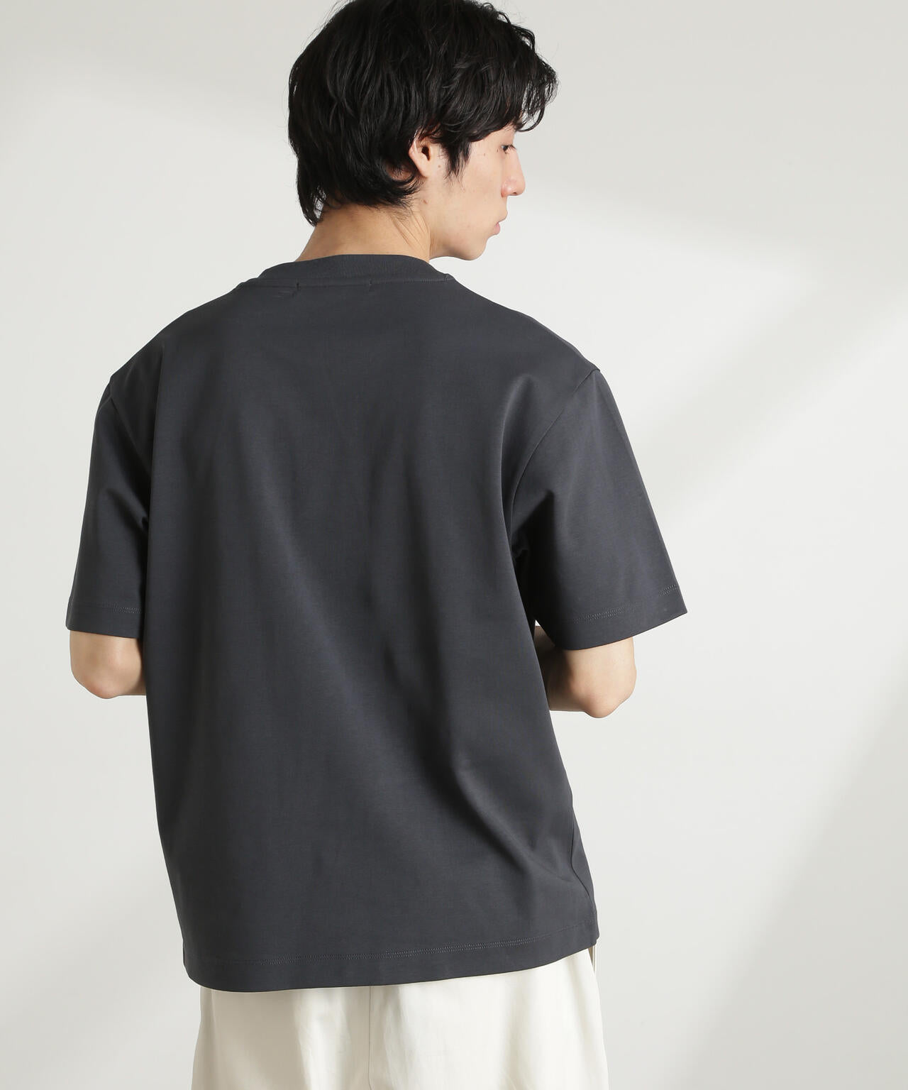 ダブルスムース クルーネック BIG Tシャツ 半袖