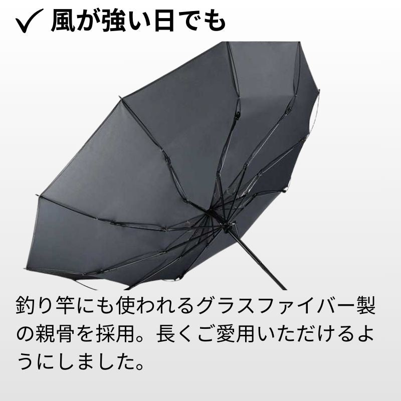 超広ワイドで晴雨兼用の逆折りたたみ傘「NURASAN-J 27」 – NIG