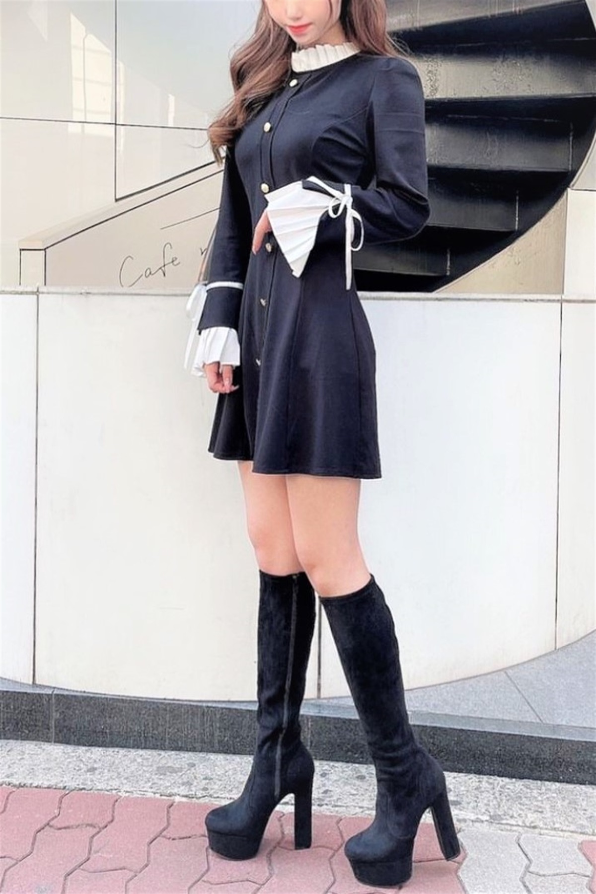 R&E 太ヒールストレッチロングブーツ｜R&E REZOY OFFICIAL STORE