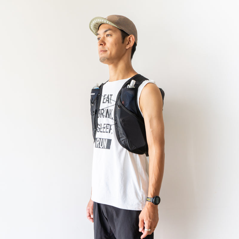 SALOMON ACTIVE SKIN 12 SET ユニセックス ランニングベスト（フラスク