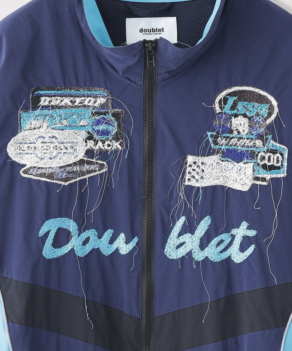 doublet/ダブレット】MEN トラックジャケット A.I. PATCHES EMBRIDERY