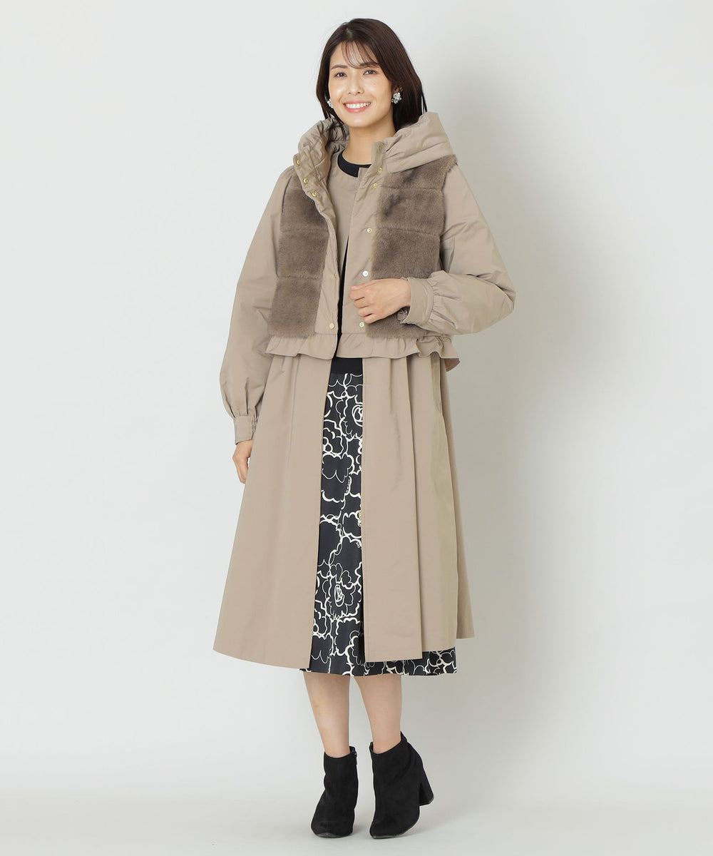 L】3WAYタフタ ダウンコート(コート)｜TO BE CHIC(トゥー ビー シック