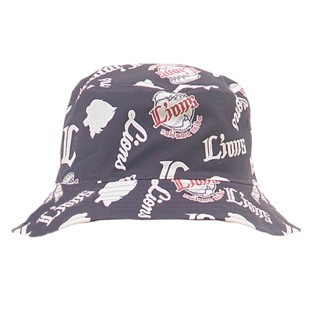 NEW ERA]バケットハット ネイビー リバーシブル: キャップ | 埼玉西武