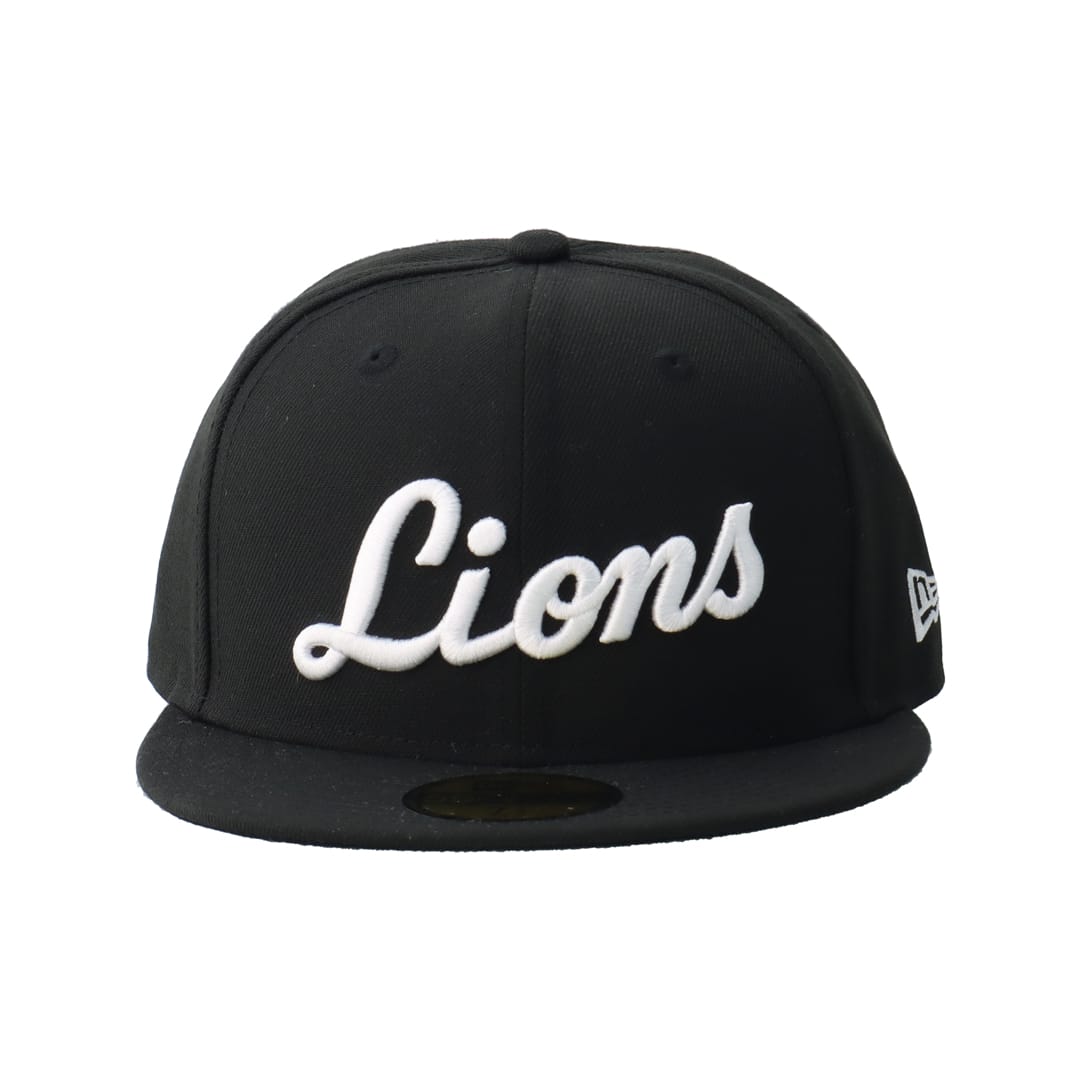 NEW ERA×LIONS 59FIFTY SCRIPT BLACK(7 3/8): キャップ | 埼玉西武