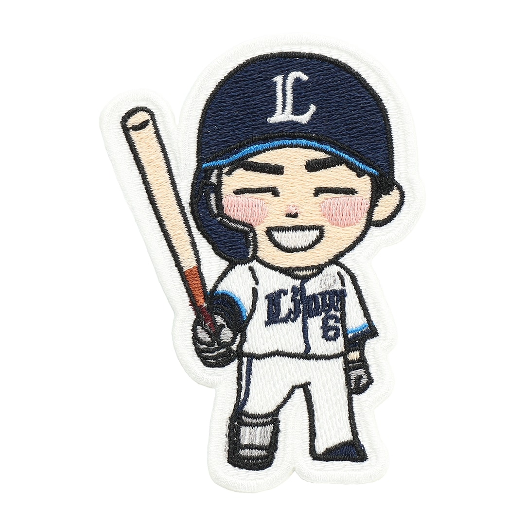 デフォルメプレイヤーズワッペン #6 源田 壮亮: ユニフォーム