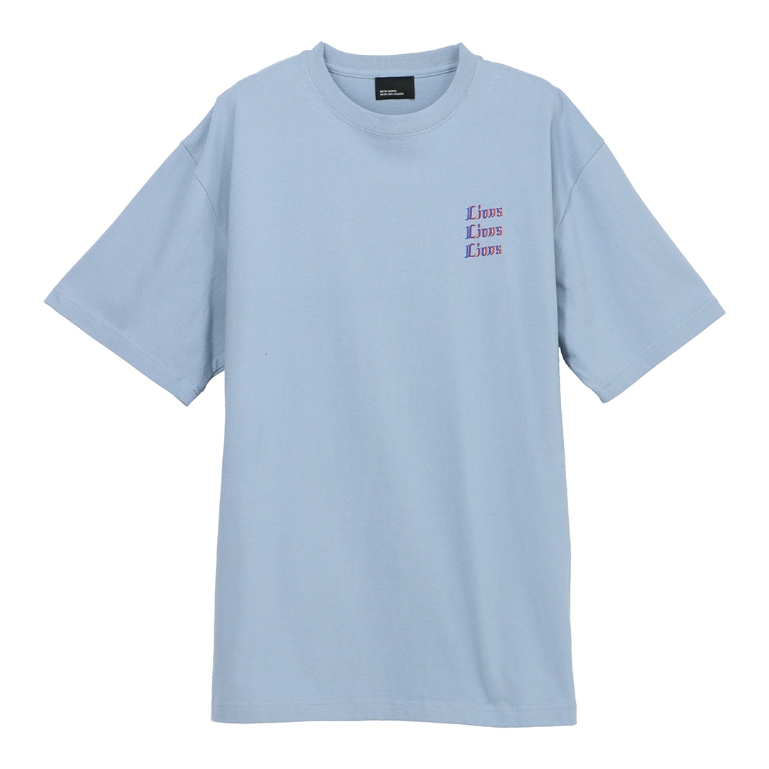 UNITED ARROWS green label relaxing × LIONS Tシャツ ブルー(S): T