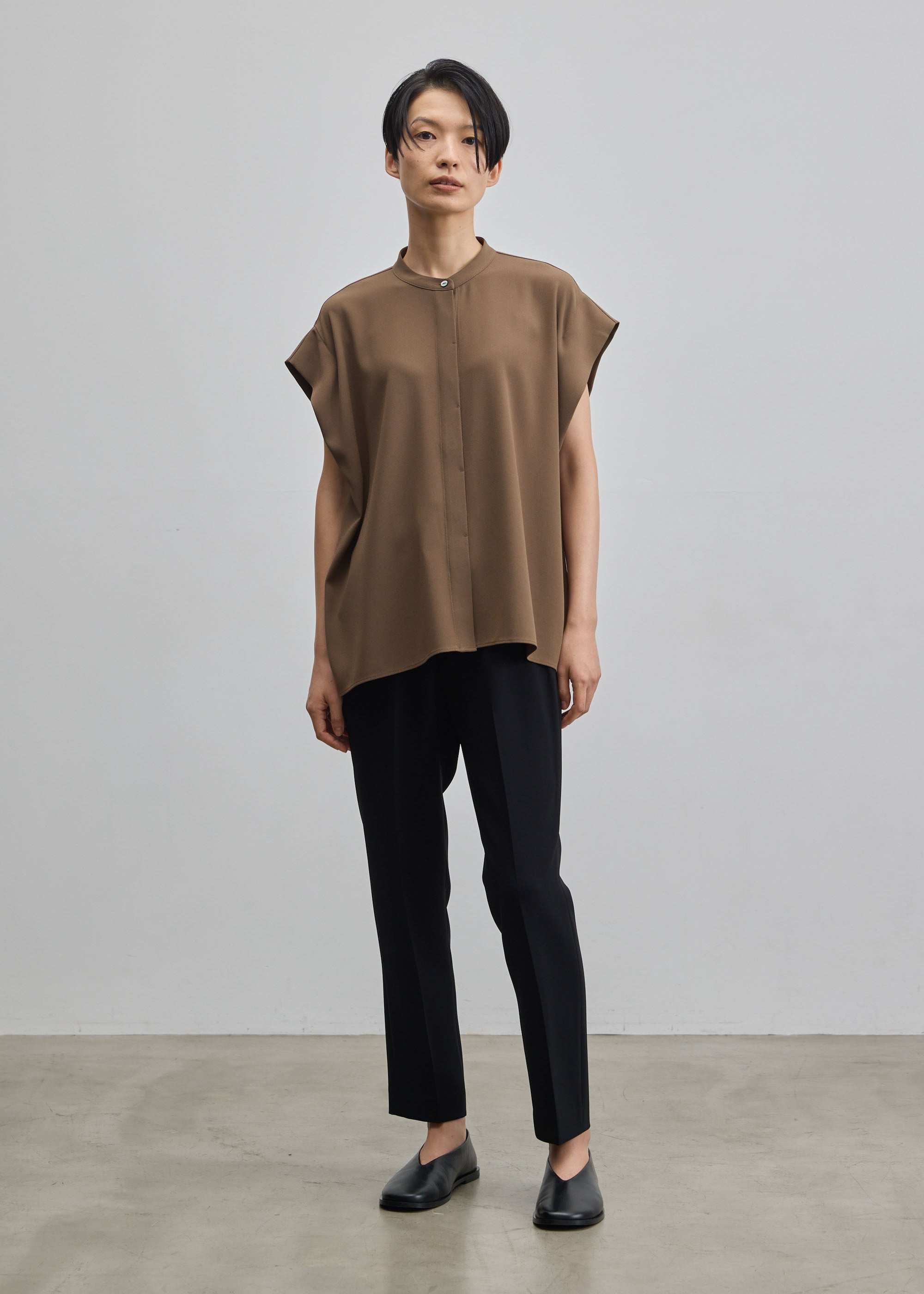 オーバーサイズタックスリーブシャツ - SOÉJU online store｜上質な