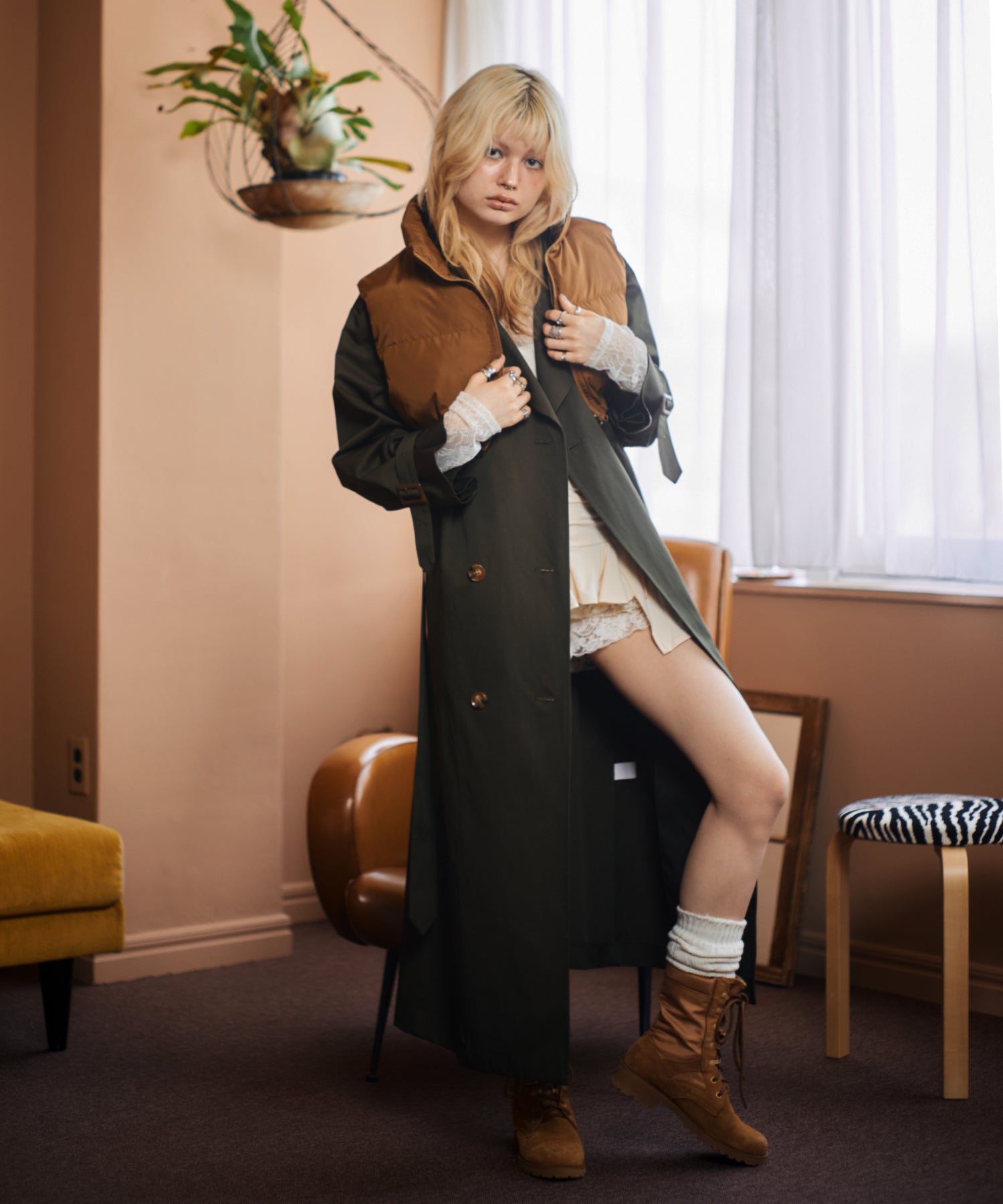 3wayレイヤードトレンチコート｜ACLENT（アクレント）