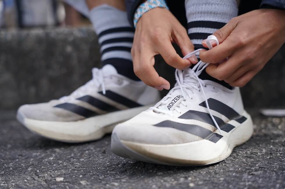 adidas ADIZERO EVO SL実走レビュー！にしおマラソンに、プロランナー