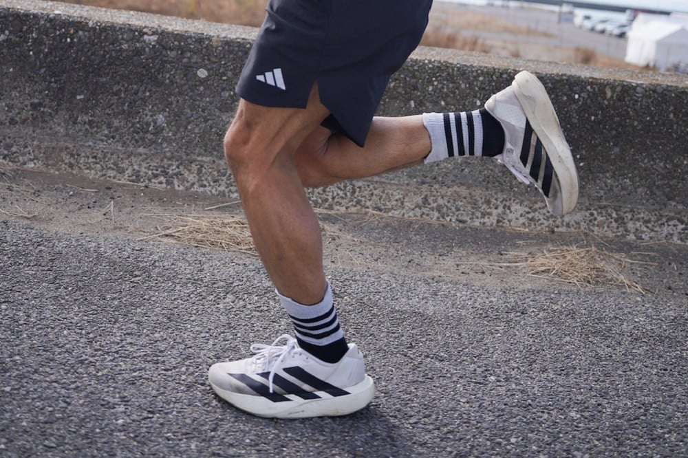 adidas ADIZERO EVO SL実走レビュー！にしおマラソンに、プロランナー
