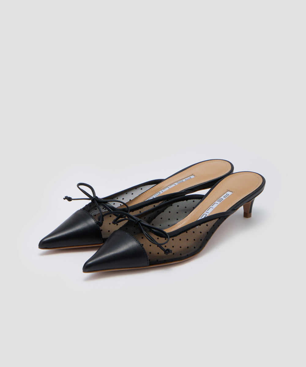 PELLICO | ミュール 3.5cm BLACK DOT - アマンオンラインストア – AMAN