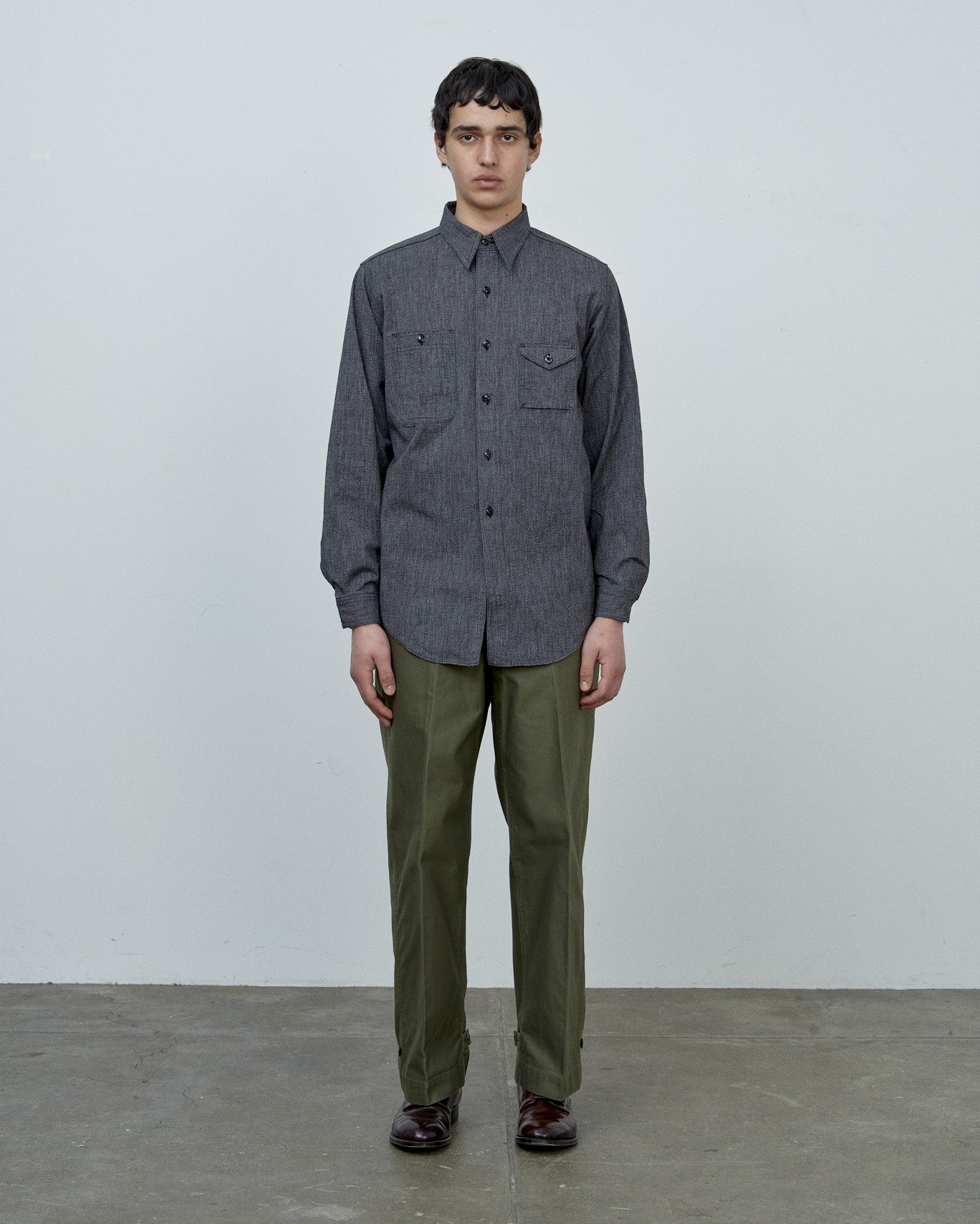 BIG YANK 】1935 ORIGINAL CHAMBRAY / BLACK – ANATOMICA OFFICIAL