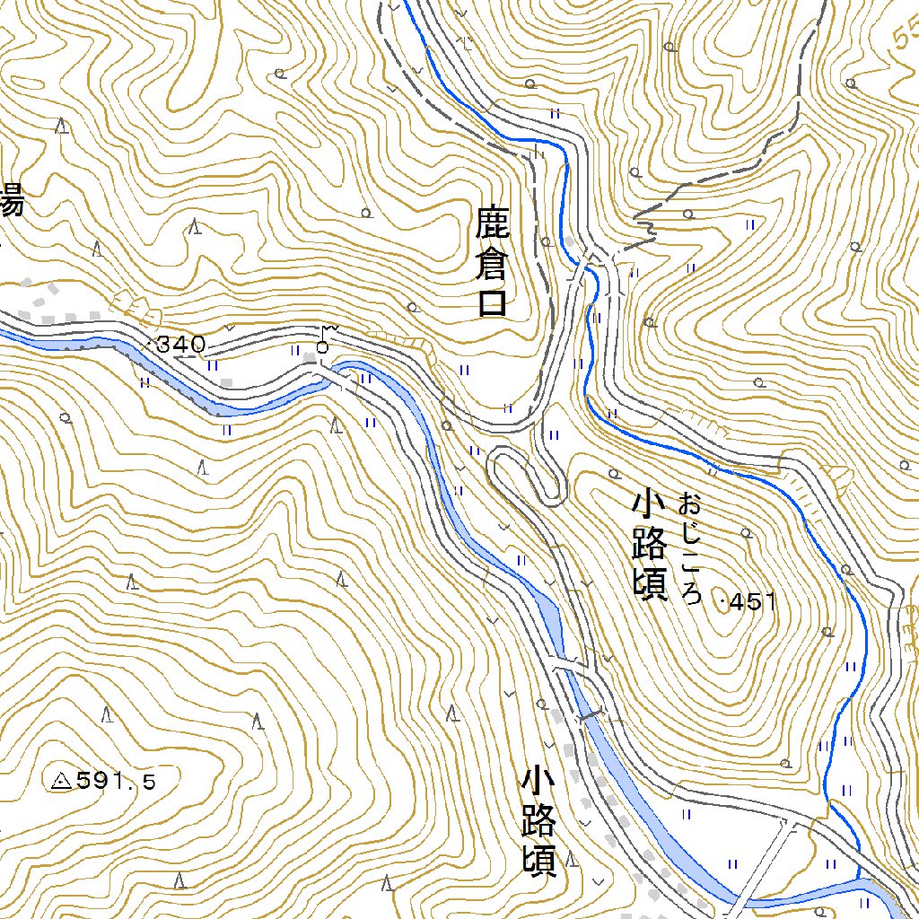 533404 氷ﾉ山 （ひょうのせん Hyonosen）, 地形図 Map by Pacific