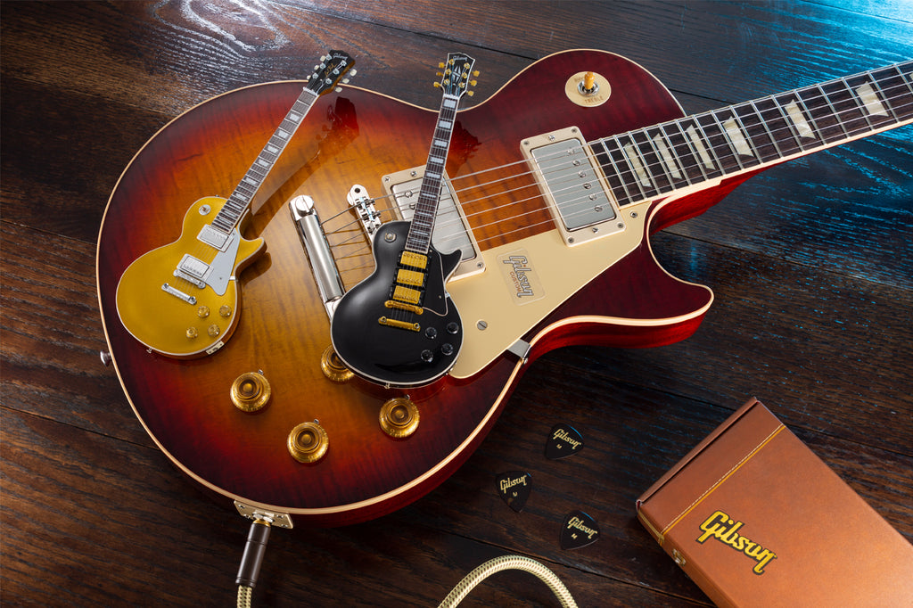 Gibson Les Paul Custom Ebony 1:4 Scale Mini Guitar Model – AXE