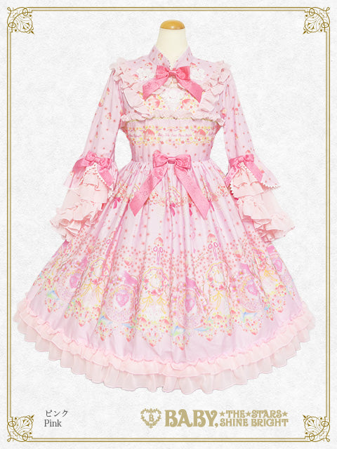 Hanamomo Shangri-La pattern one piece dress – BABY, THE STARS