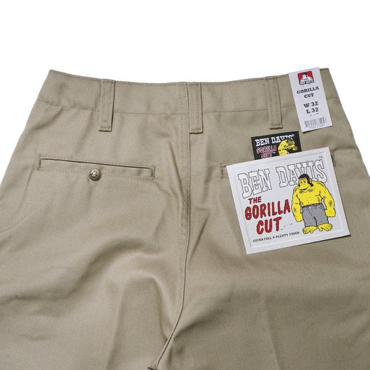 BEN DAVIS USA【GORILLA CUT】ゴリラカット (KHAKI) – BENCH AT THE