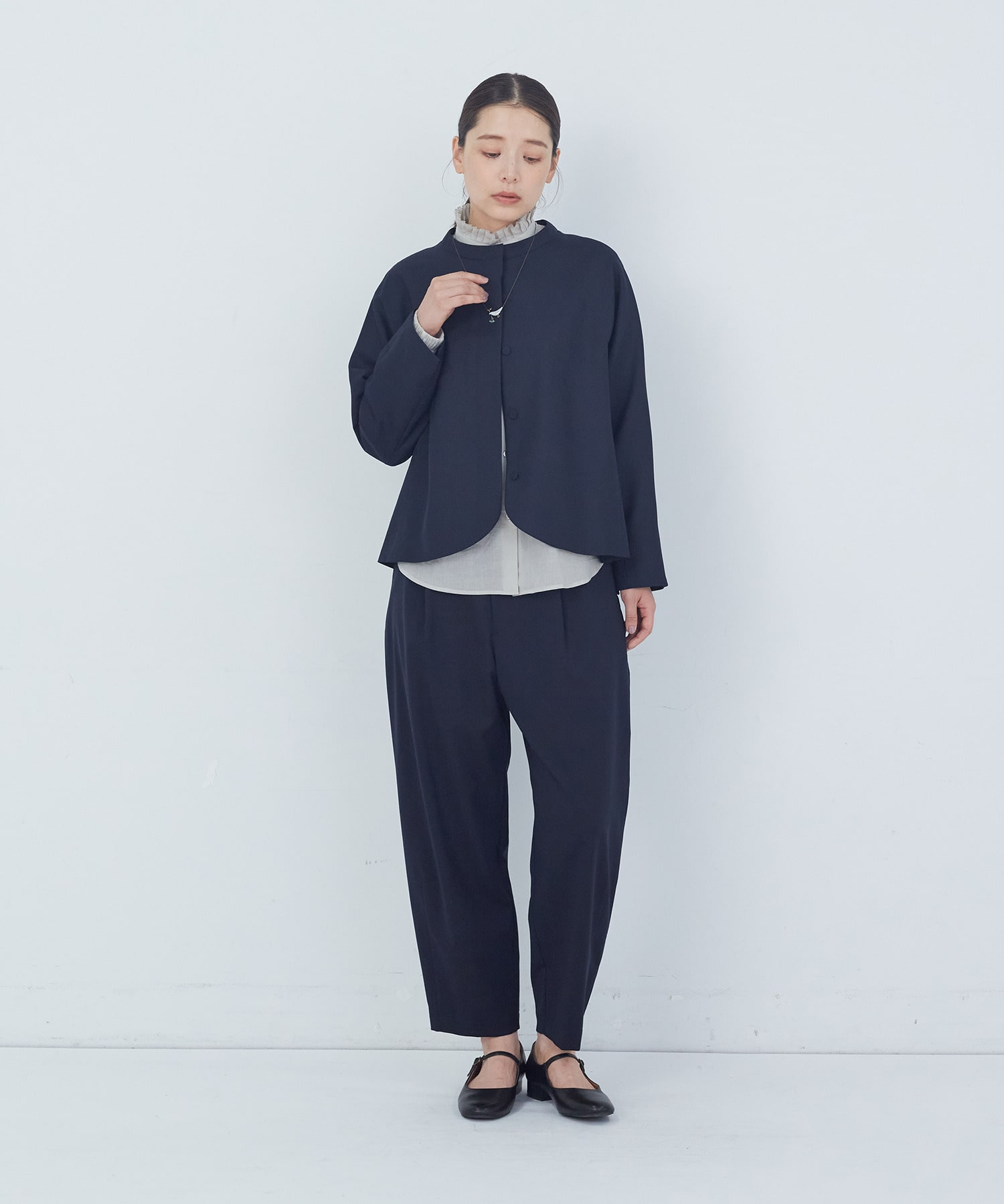 ノーカラージャケット｜BIGI online store - ビギ オンラインストア